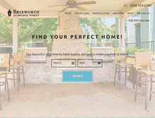 Tablet Screenshot of brixworthatbridgestreet.com